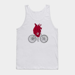 Heart bike Tank Top